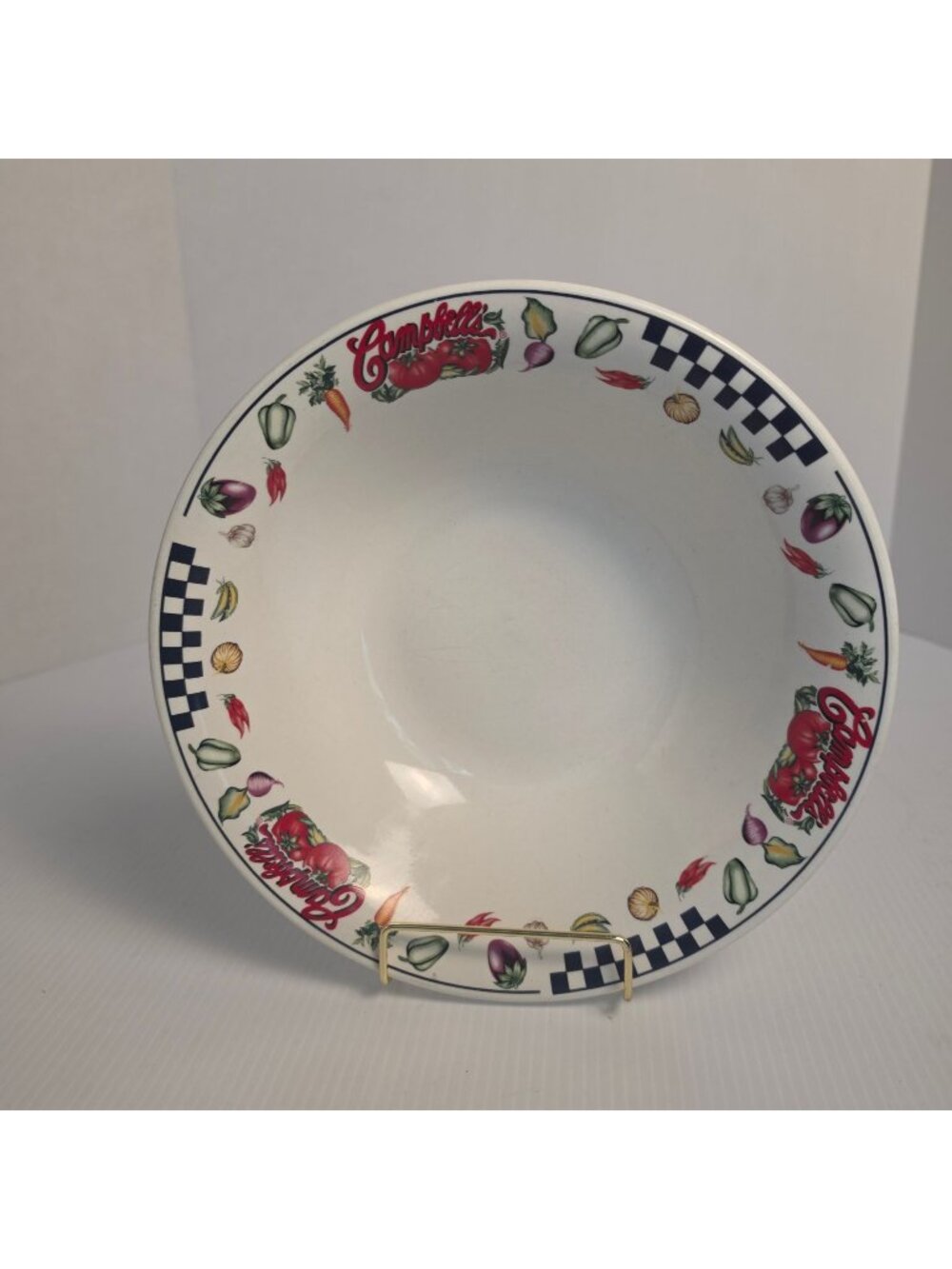 VTG 1997 GIBSON CAMPBELL'S SOUP BOWL LARGE-SIZE DISHWASHER AND MICROWAVE SAFE
